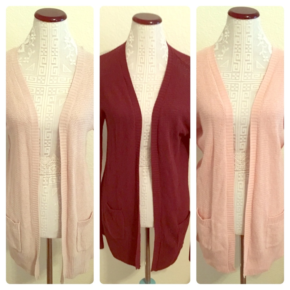 -Set Of 3- Hardly Worn Open Cardigans